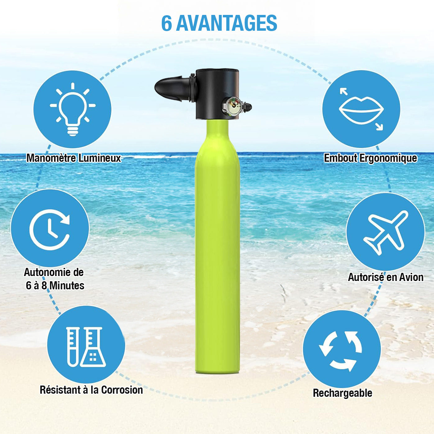 Mini Bouteille de Plongée OZLO 500
